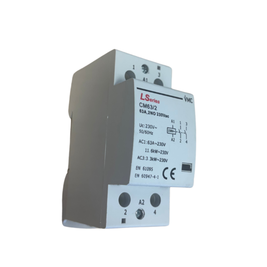 Contactador Modular CM63 2M 63A 2NO 230VCA Reacondicionado